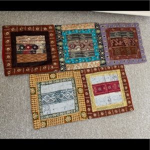 🌼Cute cushion covers artsy hand embroidery🌼 NWOT